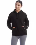Champion Ladies' PowerBlend Relaxed Hooded Sweatshirt BLACK