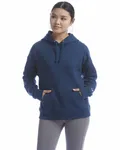 Champion Ladies' PowerBlend Relaxed Hooded Sweatshirt Late Night Blue