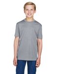 Team 365 Youth Sonic Heather Performance T-Shirt Athletic Heather