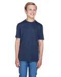 Team 365 Youth Sonic Heather Performance T-Shirt Sp Drk Nvy Hth