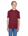 Team 365 Youth Sonic Heather Performance T-Shirt Sp Maroon Hthr