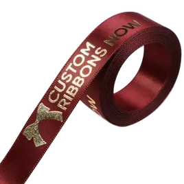 Double Face Satin Ribbon - Custom Socks Now