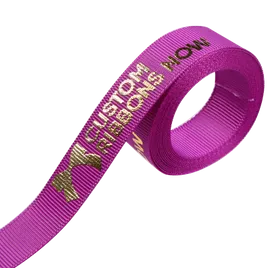 Grosgrain Ribbon - Custom Socks Now