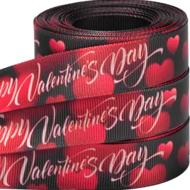 Heat Transferred Grosgrain Ribbon - Custom Socks Now