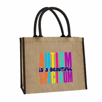Jute Tote Bags - Custom Socks Now