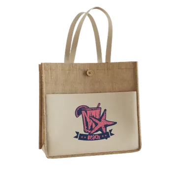 Jute Tote Bags - Custom Socks Now