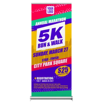 Banner Stands - Custom Socks Now