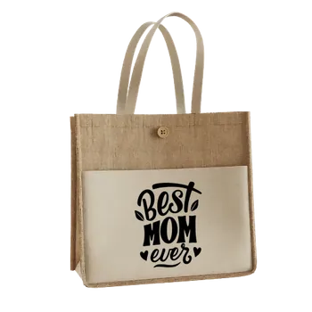 Jute Tote Bags - Custom Socks Now