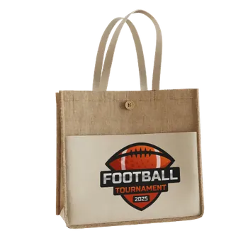 Jute Tote Bags - Custom Socks Now