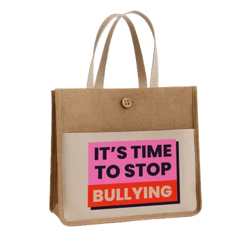 Jute Tote Bags - Custom Socks Now