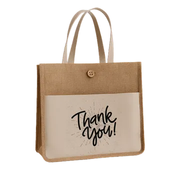 Jute Tote Bags - Custom Socks Now