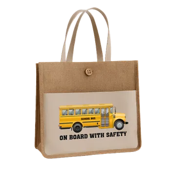 Jute Tote Bags - Custom Socks Now