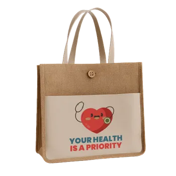 Jute Tote Bags - Custom Socks Now