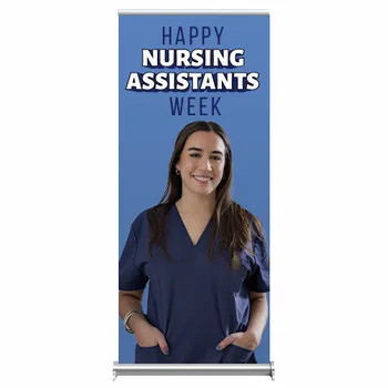 Banner Stands - Custom Socks Now