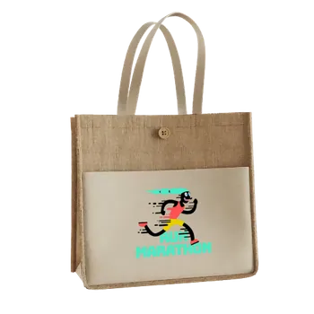 Jute Tote Bags - Custom Socks Now