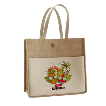 Jute Tote Bags - Custom Socks Now