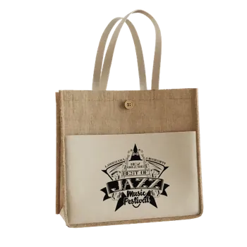 Jute Tote Bags - Custom Socks Now