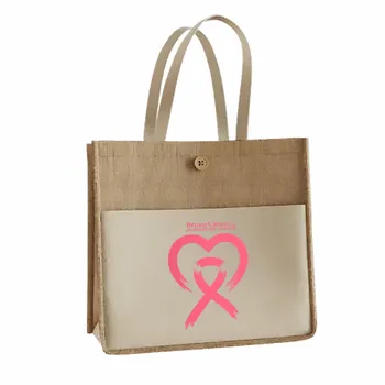 Jute Tote Bags - Custom Socks Now