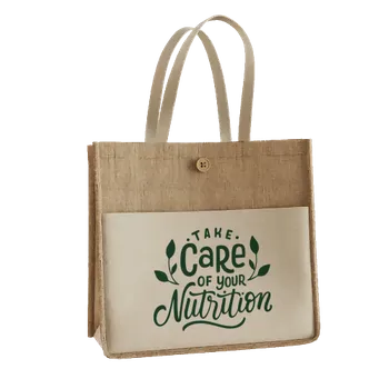Jute Tote Bags - Custom Socks Now