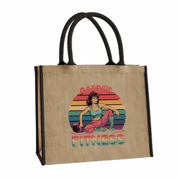 Jute Tote Bags - Custom Socks Now