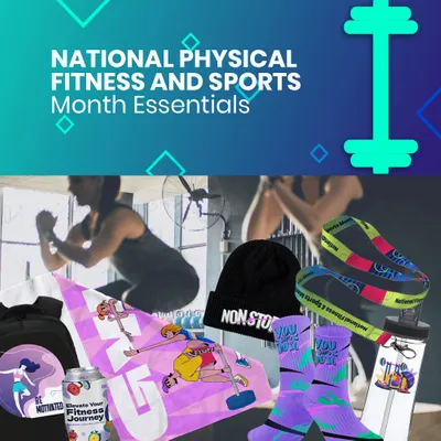 National Physical Fitness and Sports Month Essentials - Custom Socks Now