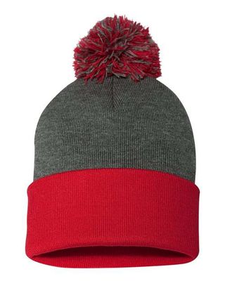 Dark Heather Grey/ Red Dark Heather Grey/ Red - Custom Socks Now