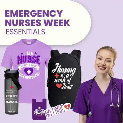 Emergency Nurses Week Essentials - Custom Socks Now
