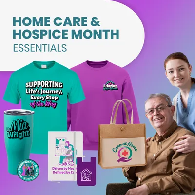 Home Care & Hospice Month Essentials - Custom Socks Now