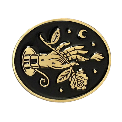 Oval Lapel Pin Oval Lapel Pin - Custom Socks Now