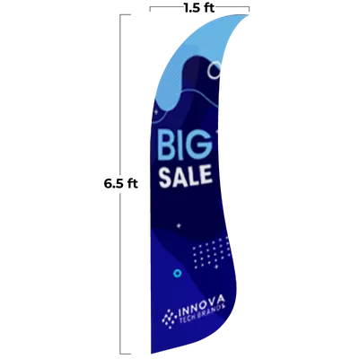 1.9 ft x 6.5 ft 1.9 ft x 6.5 ft - Custom Socks Now