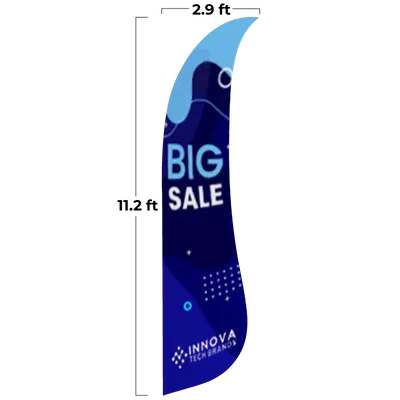 2.9 ft x 11.2 ft 2.9 ft x 11.2 ft - Custom Socks Now