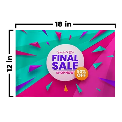 18 x 12 in - Custom Socks Now