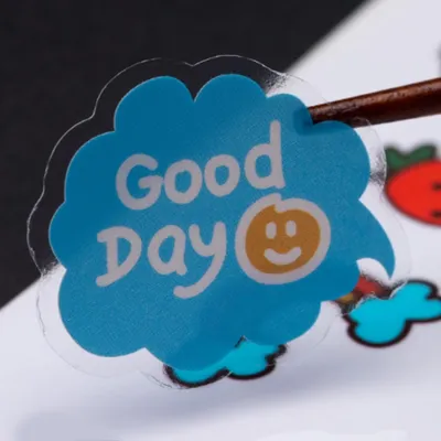 Clear Sticker Clear Sticker - Custom Socks Now