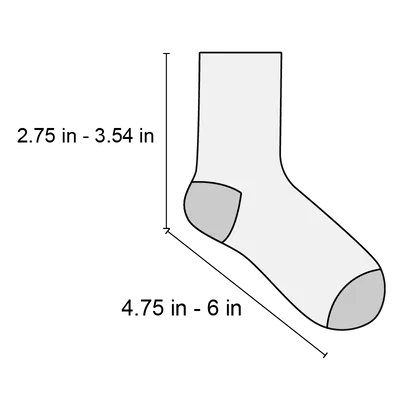 Youth (4-7 Years Old)_Embroidery + Pure Cotton Quarter Youth (4-7 Years Old)_Embroidery + Pure Cotton Quarter - Custom Socks Now