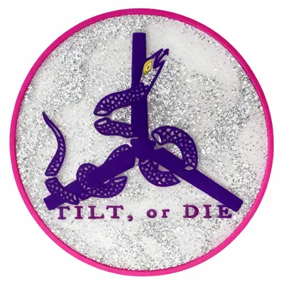 Silver Glitter PVC - Custom Socks Now