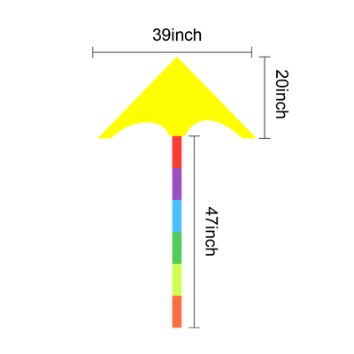 20in L x 39in W (47in Tail Length)