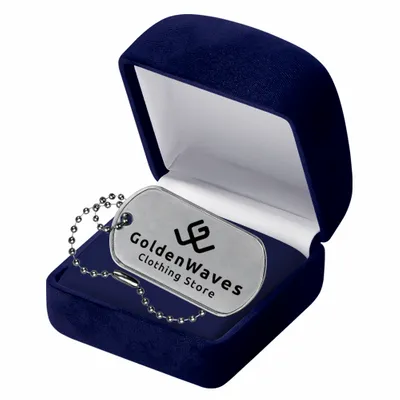 Blue Velvet Box - Custom Socks Now