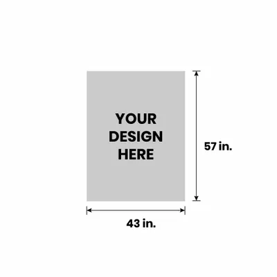 43in x 57in - Custom Socks Now