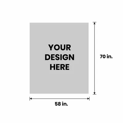 58in x 70in - Custom Socks Now