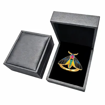 Silver PU Box - Custom Socks Now