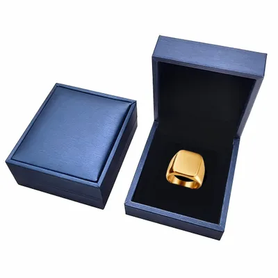 Blue PU Box - Custom Socks Now