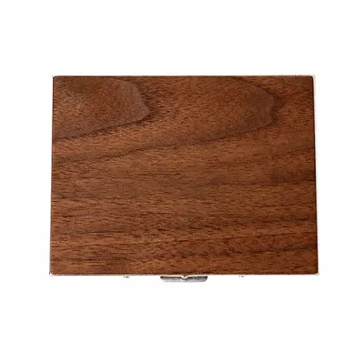 Walnut with Silver Frame - Custom Socks Now