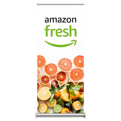 Roll Up Banner Stands - Custom Socks Now