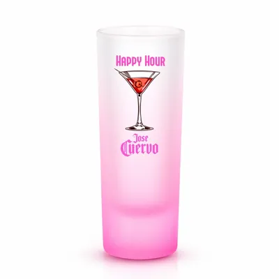 Tall Shot Glass - Colored & Frosted - Custom Socks Now