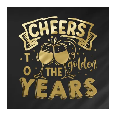 Custom Foil Stamped Beverage Napkin - Custom Socks Now