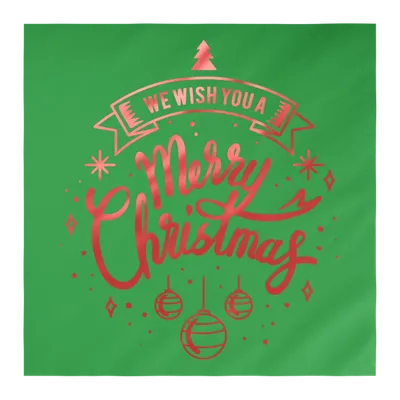 Custom Foil Stamped Luncheon Napkin - Custom Socks Now