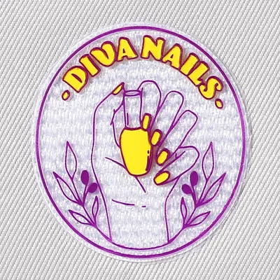 Tatami Fabric Silicone Patch - Custom Socks Now