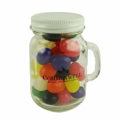 Glass Mini Mason Jars - Jelly Beans - Custom Socks Now