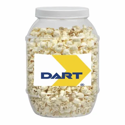 Large Plastic Jar - Butter Popcorn - Custom Socks Now