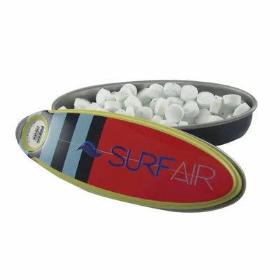 Stripe Surfboard Mint Tin - Custom Socks Now